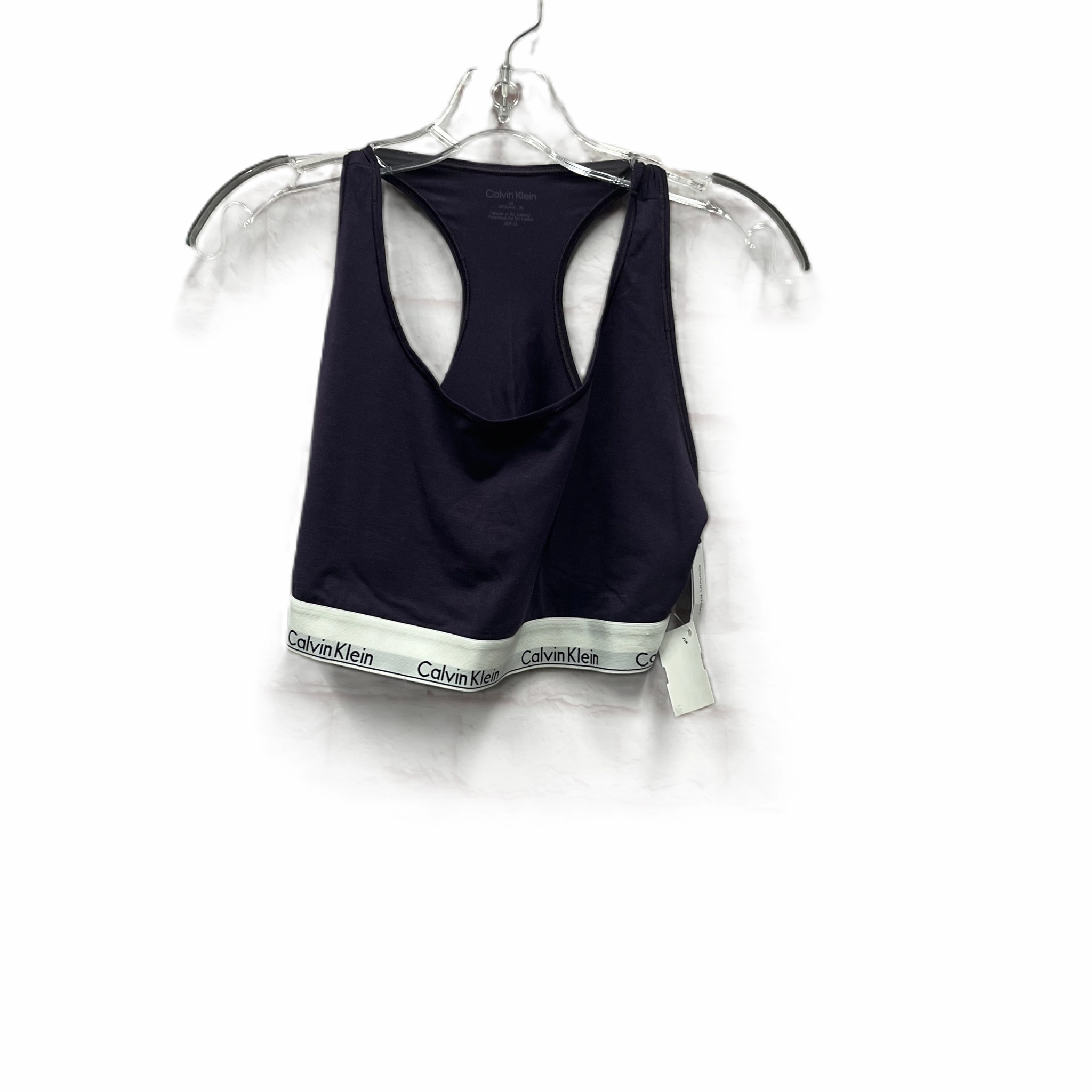 Athletic Bra By Calvin Klein In Purple. Size: 2x