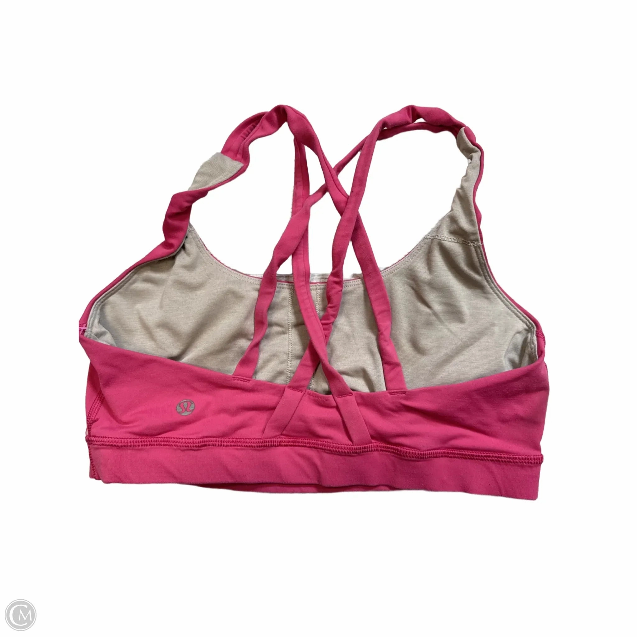Athletic Bra By Lululemon In Pink, Size: M