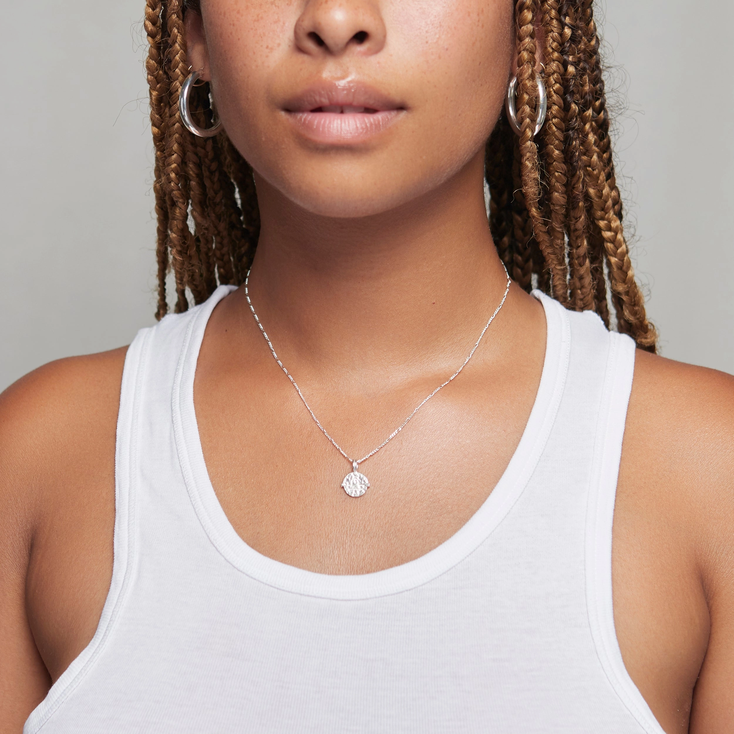 Baby Zodiac Necklace in Silver for Her