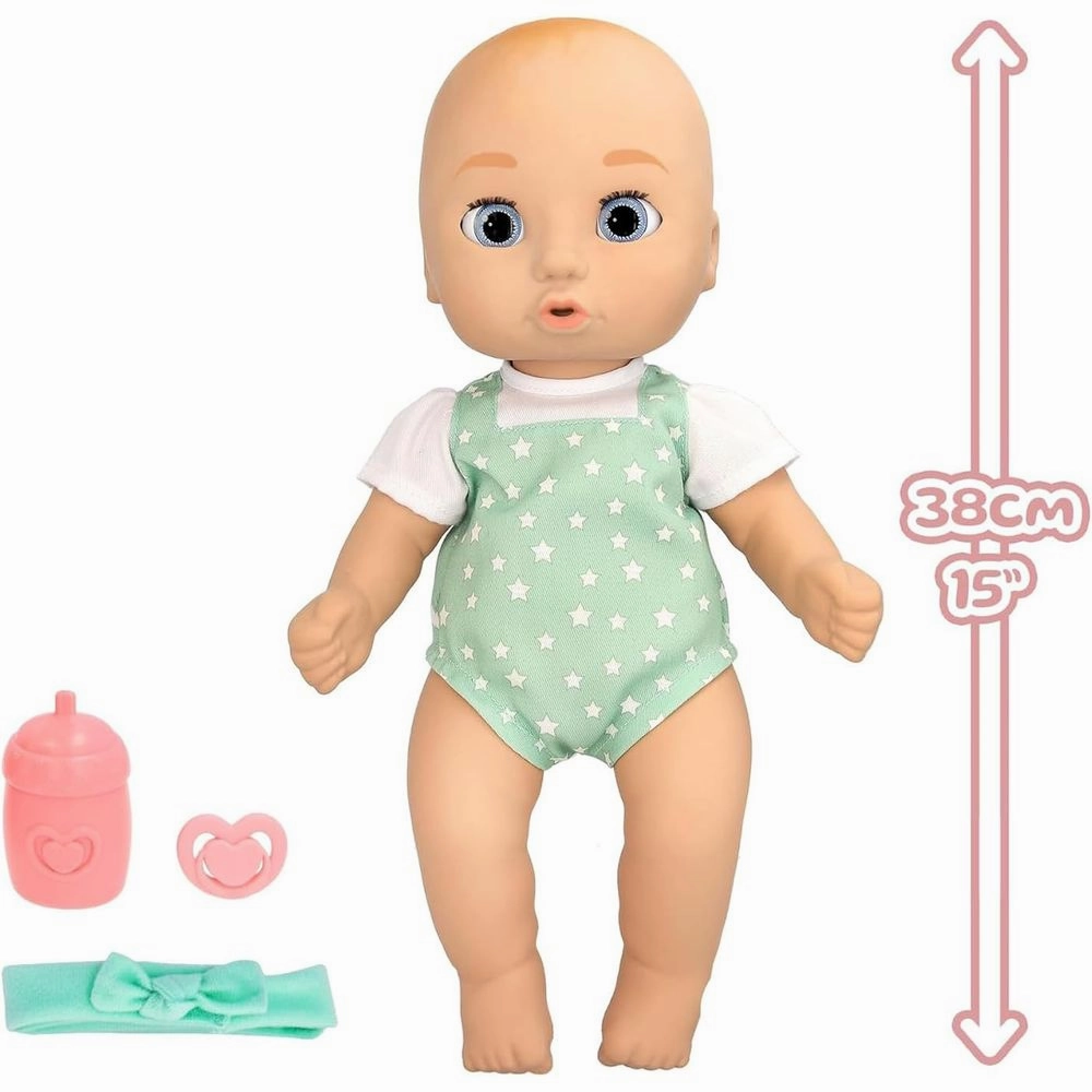 Be Loved 921689 Babies Sam 15" Realistic Baby Doll, Blue Eyes, Kids 18M 