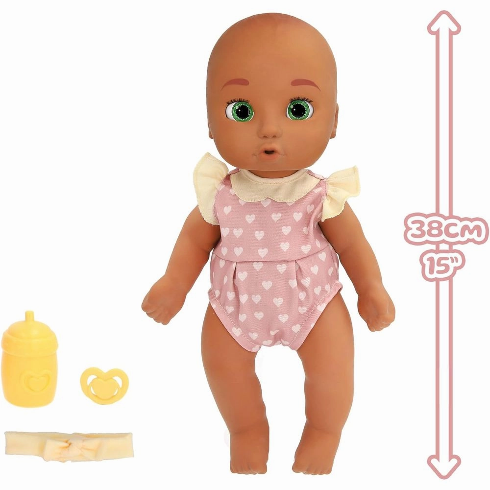 Be Loved 921696 Babies Alex 15" Realistic Baby Doll, Green Eyes, Kids 18M 