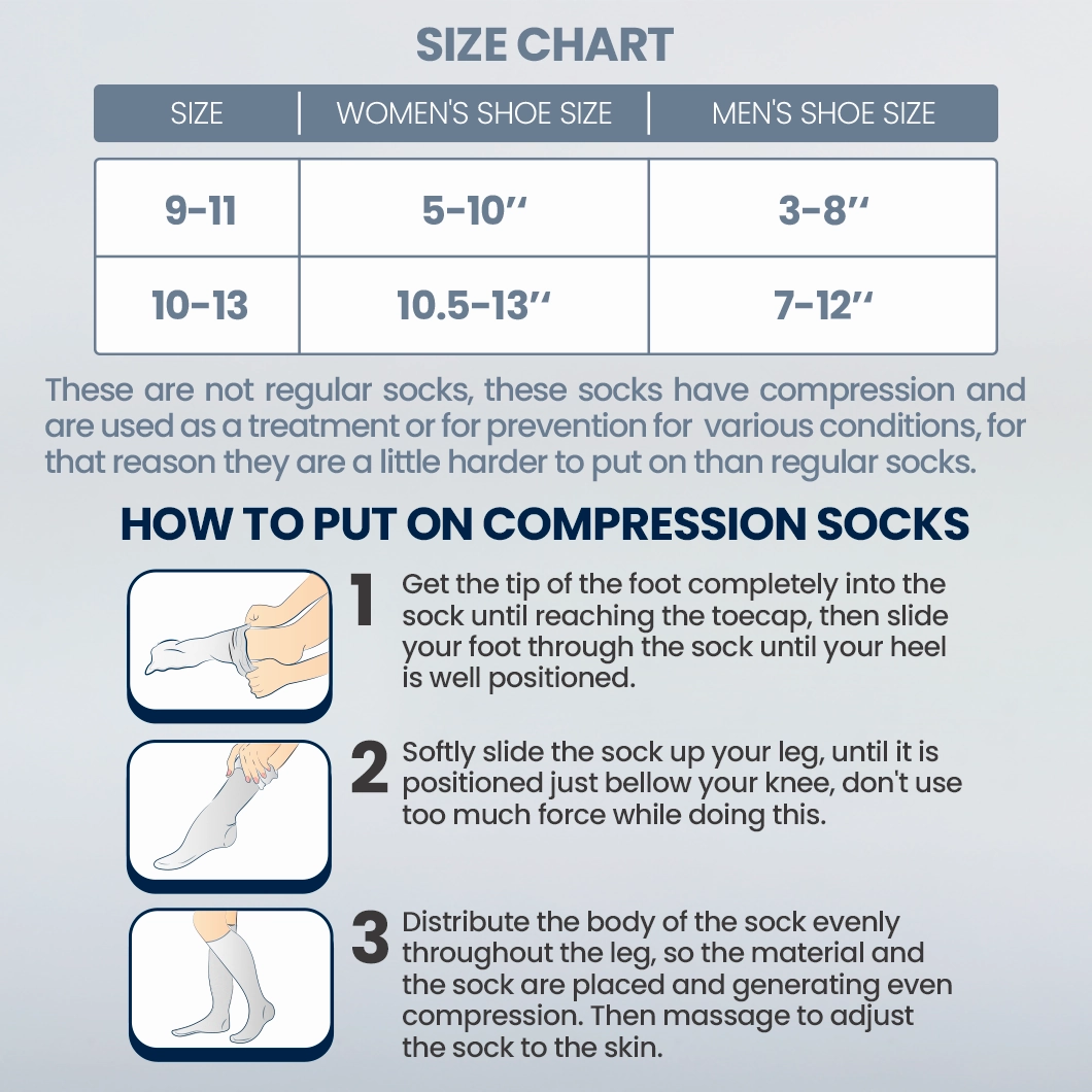 Be Shapy | Leg Compression Knee High Unisex Socks | Medias Largas Coloridas para Hombre