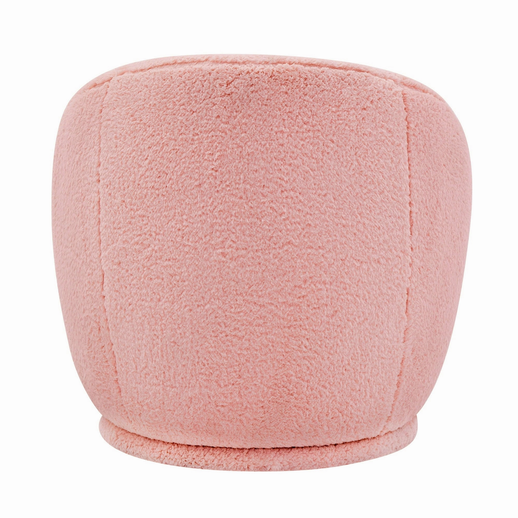 Better Homes & Gardens BH2530288722001 Mira Kids Swivel Chair, Rose Faux Shearling, Rose