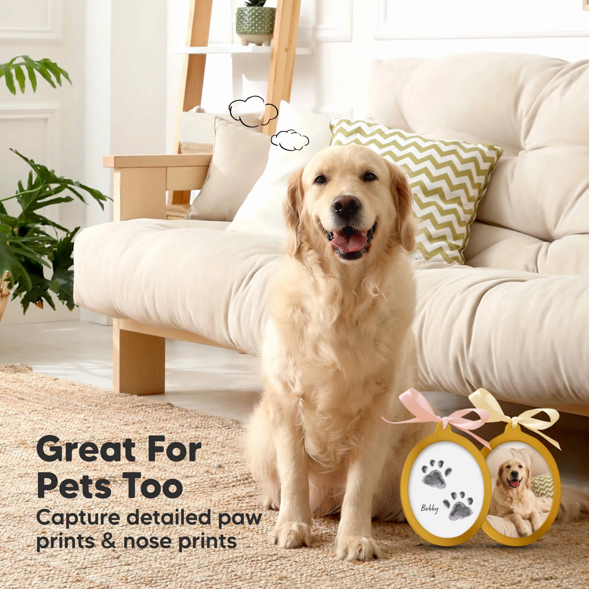 Bitsy Inkless Baby Print and Photo Ornaments