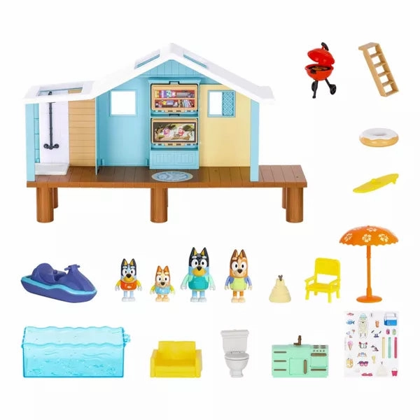 Bluey 87822658 Ultimate Beach Cabin Playset