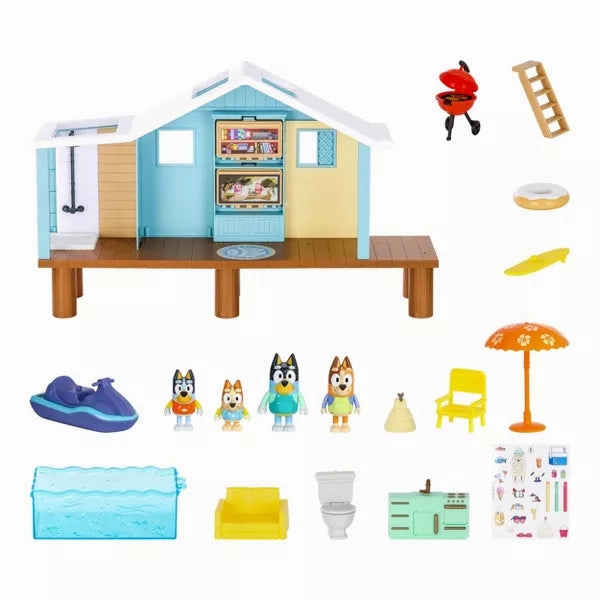 Bluey 87822658 Ultimate Beach Cabin Playset