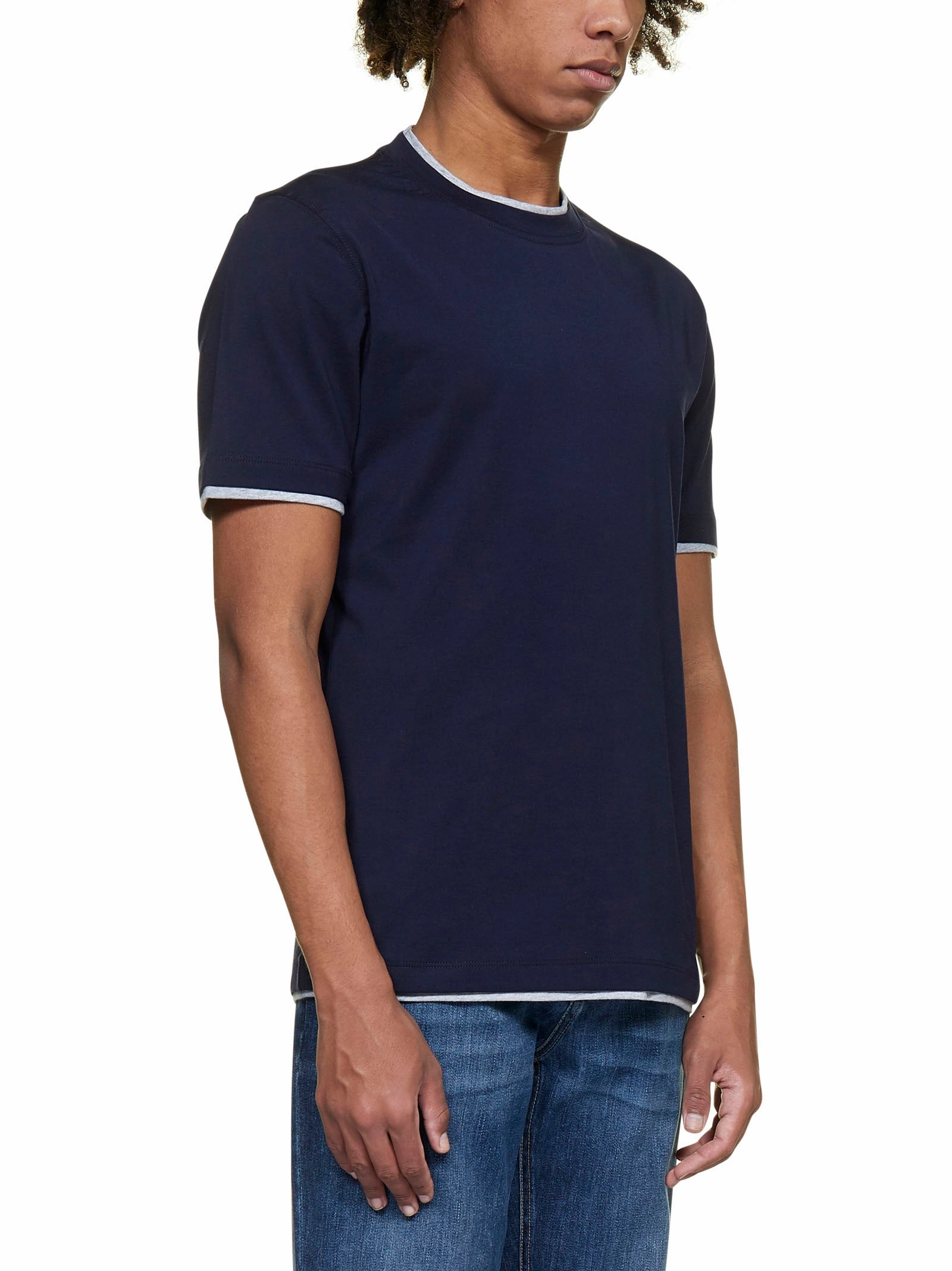 Brunello Cucinelli Layered Crewneck T-Shirt