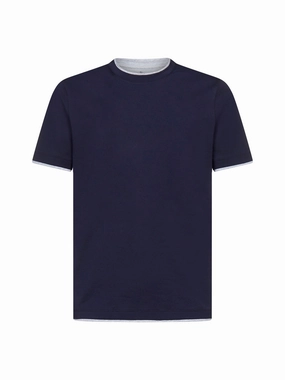 Brunello Cucinelli Layered Crewneck T-Shirt