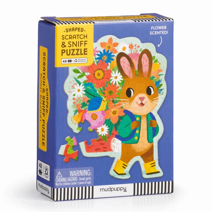 Bunny Bouquet 48 Piece Scratch and Sniff Puzzle