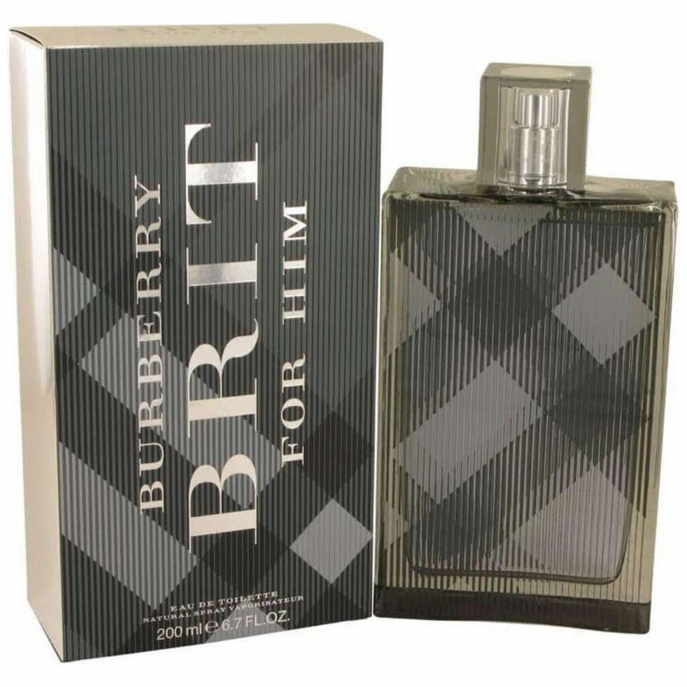 BURBERRY BRIT for him men cologne EDT 6.7 oz 6.8 New in Box