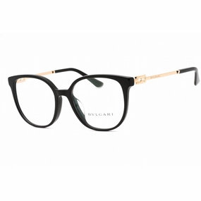 Bvlgari Women's Eyeglasses - Black Plastic Full Rim Cat Eye Shape Frame | 0BV4212F 501