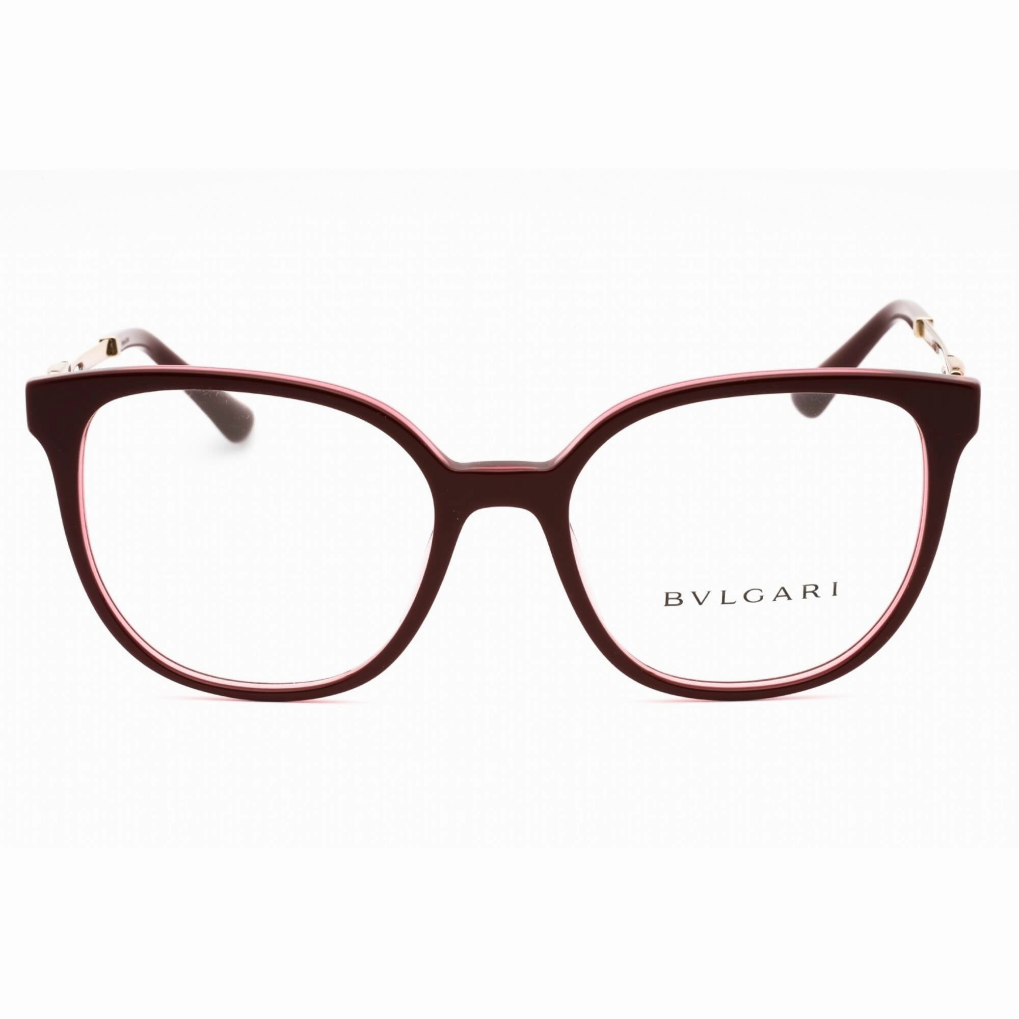 Bvlgari Women's Eyeglasses - Bordeaux Plastic Full Rim Cat Eye Frame | 0BV4212 5469