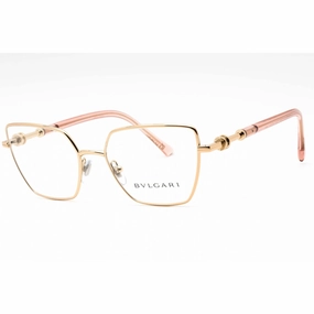 Bvlgari Women's Eyeglasses - Pink Gold Metal Full Rim Cat Eye Frame | 0BV2236 2014