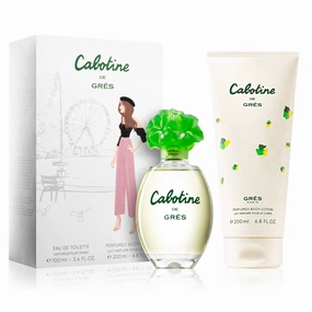 Cabotine by Parfums Gres 100ml EDT 2pc Gift Set