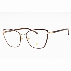 Carrera Women's Eyeglasses - Matte Burgundy Gold Metal Frame | CARRERA 3039 0E28 00