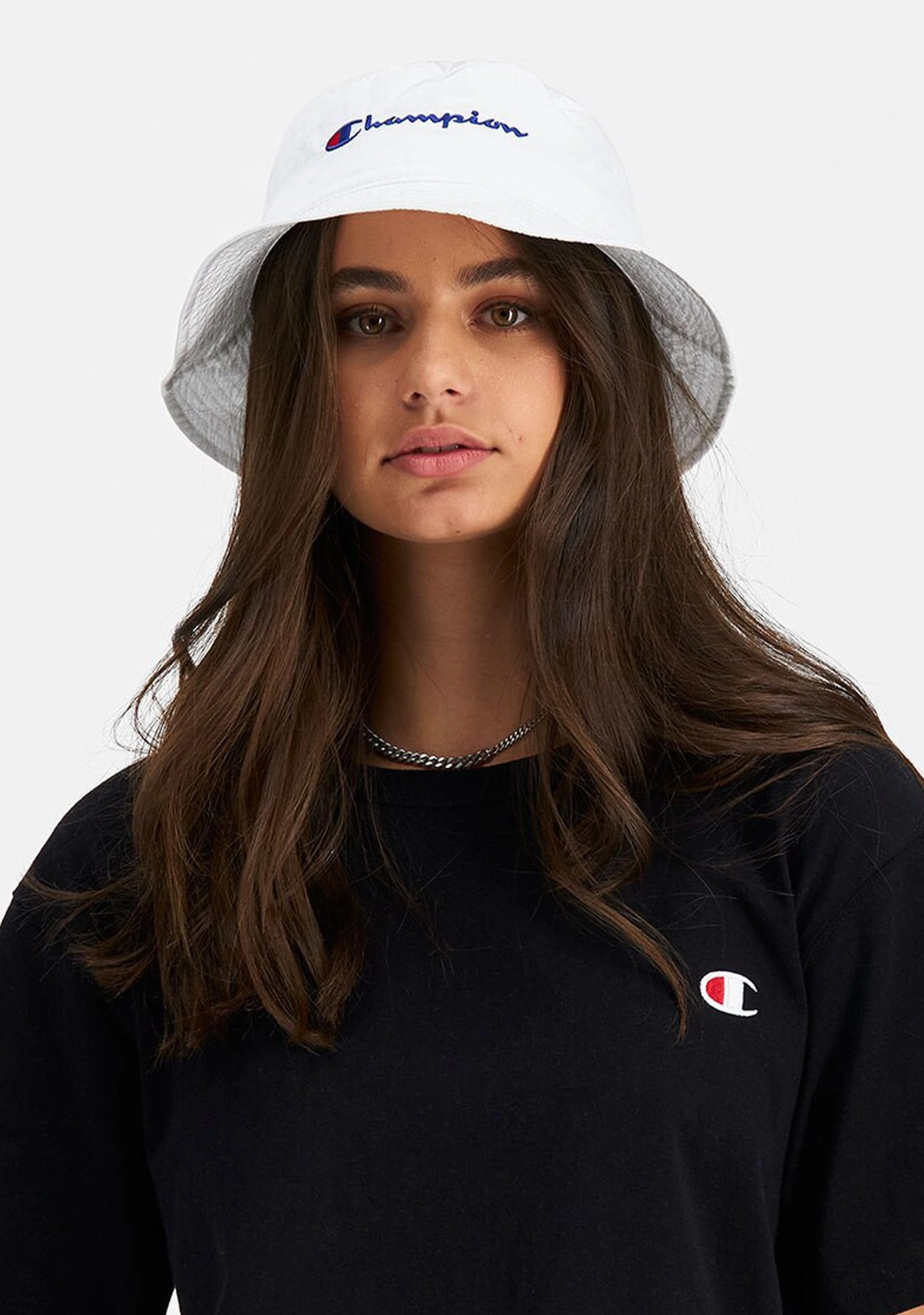 Champion Nylon Bucket Hat White