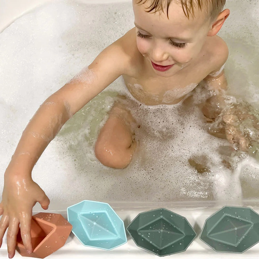 Cherub Baby Silicone Toy Ships 4pk