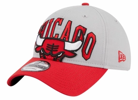 Chicago Bulls 2023 NBA Tipoff Gray/Red 9TWENTY Adjustable Hat By New Era