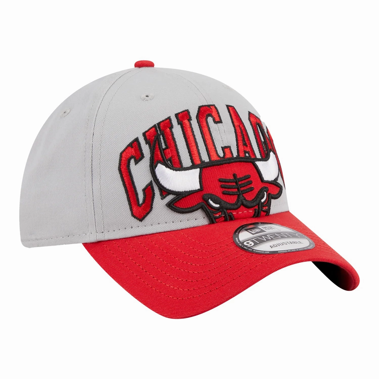 Chicago Bulls 2023 NBA Tipoff Gray/Red 9TWENTY Adjustable Hat By New Era