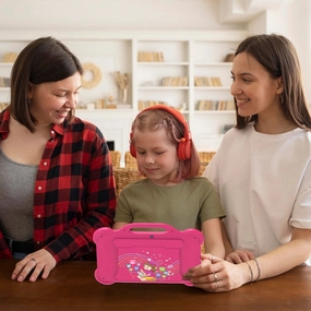 Coopers 10'' 8GB RAM 64GB ROM Android 13 Tablets for Kids, Pink