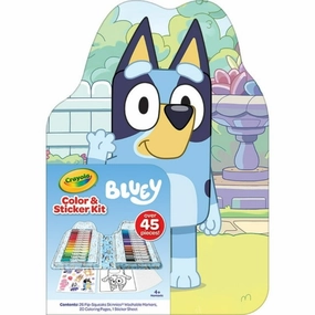 Crayola 04-1235 Bluey Art Kit for Kids (45 Piece)