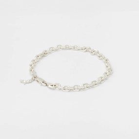 Diamond Cut Bracelet in Silver for Him