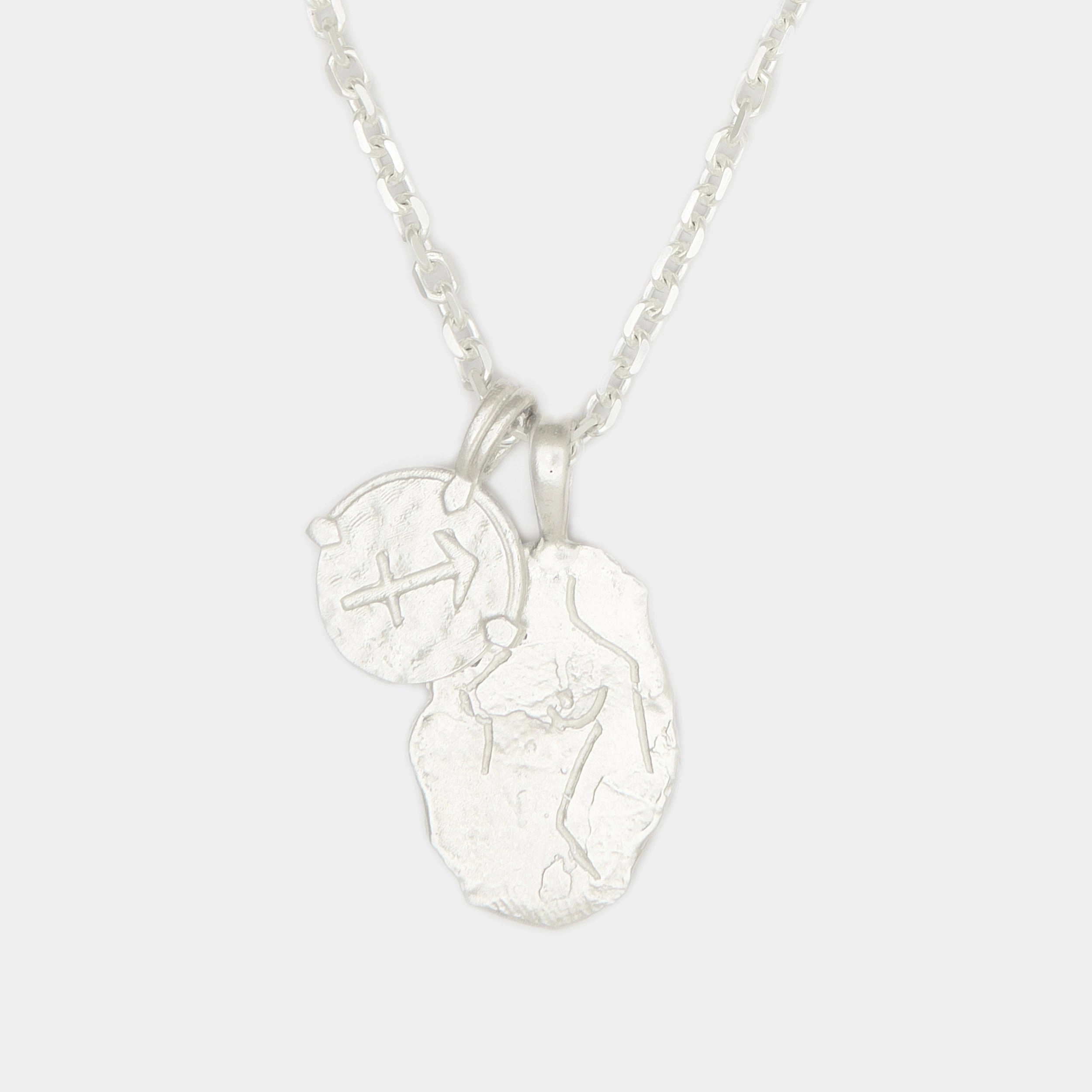 Dieu Créa Zodiac Combo in Silver for Him