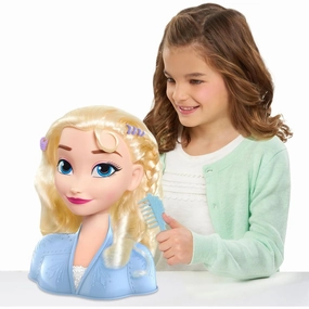 Disney 32806 2 Elsa Styling Head, 18-Pieces Include Wear and Share Accessories