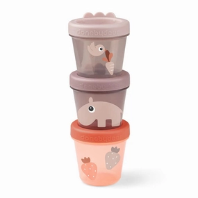 Done By Deer Baby Food Container 3-Pack Ozzo Powder