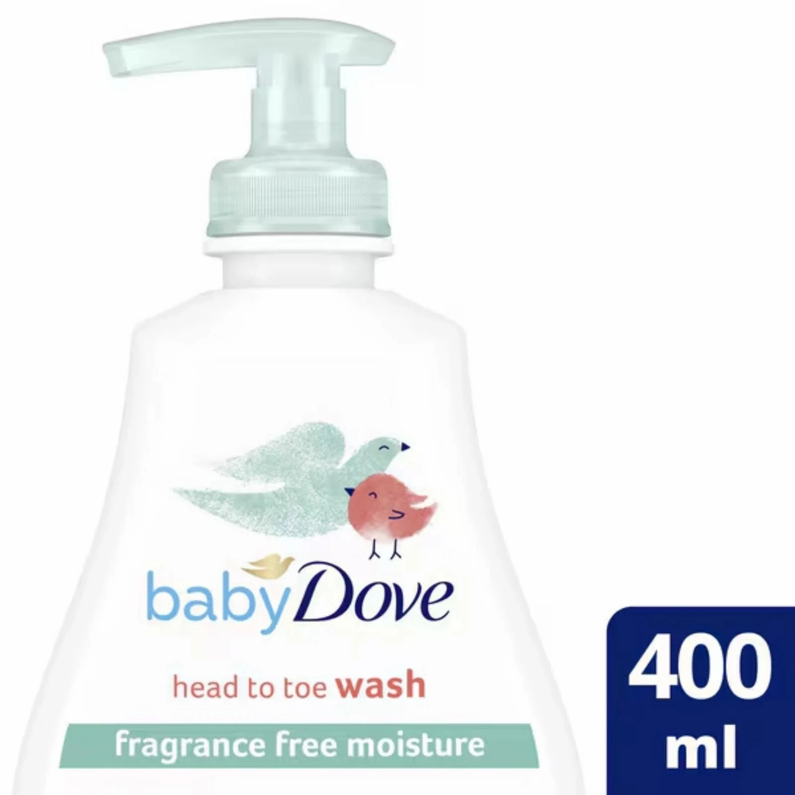 Dove Baby Head to Toe Wash Sensitive Fragrance Free 400ml