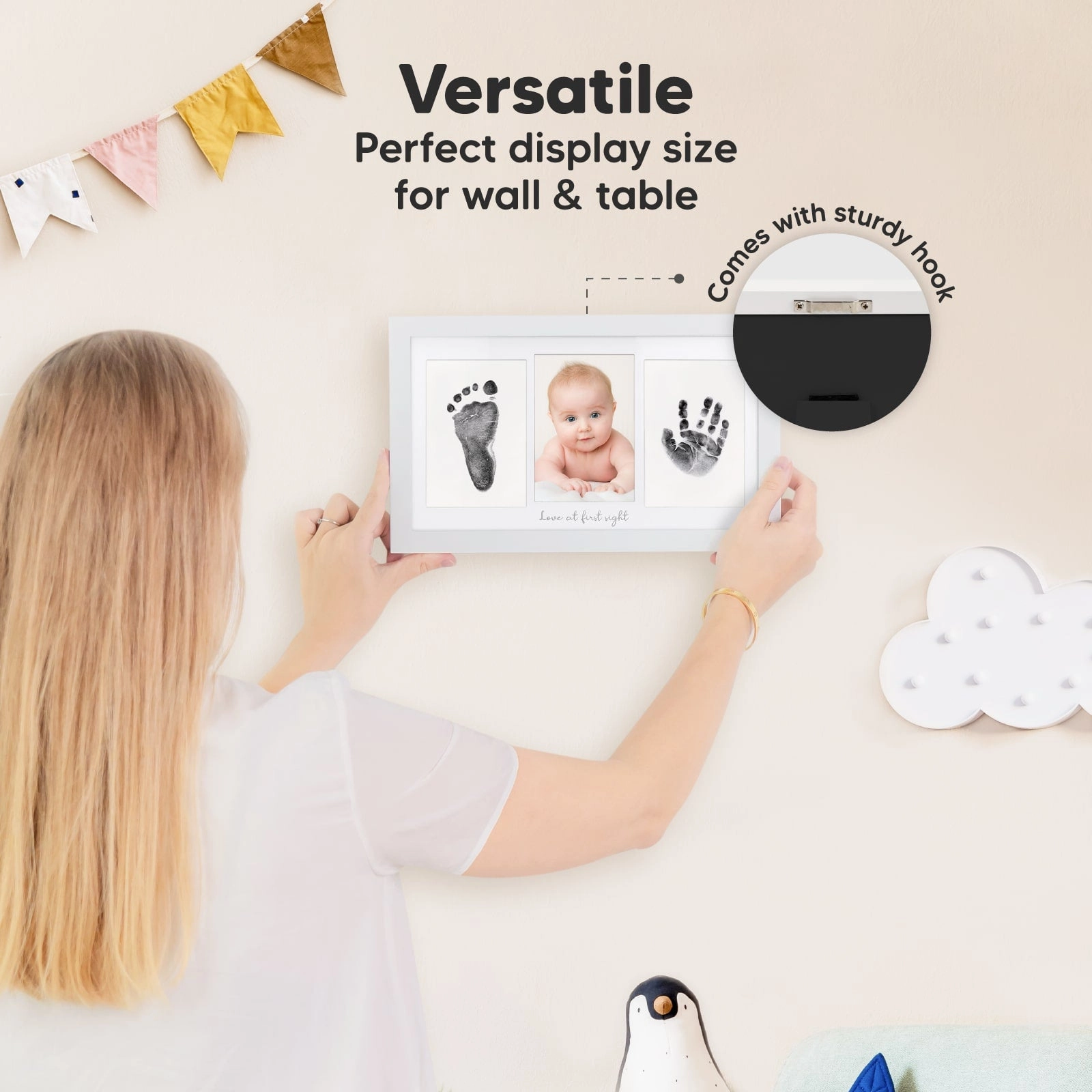 Duo Clean Touch Inkless Hand & Footprint Frame Kit