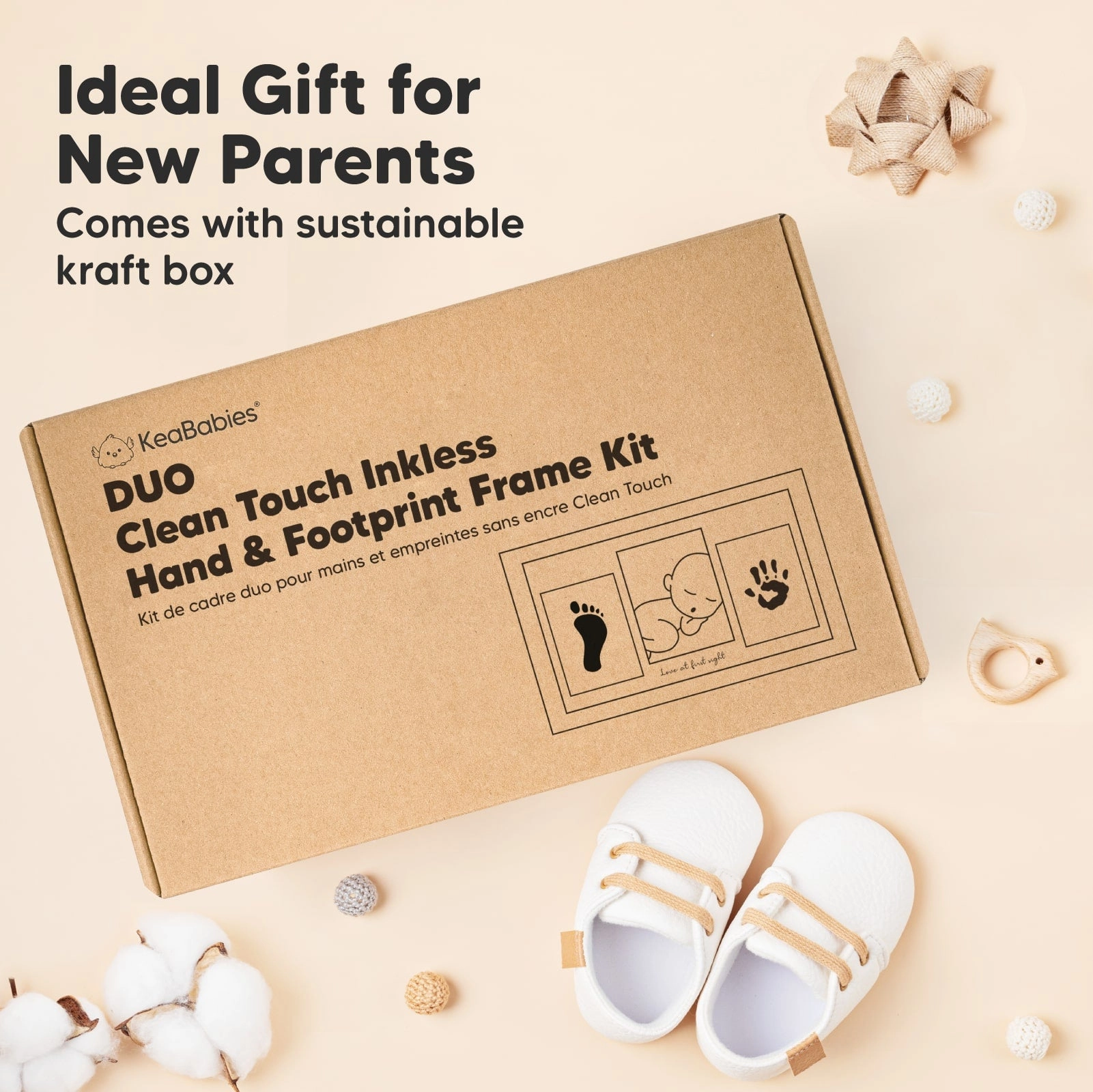 Duo Clean Touch Inkless Hand & Footprint Frame Kit