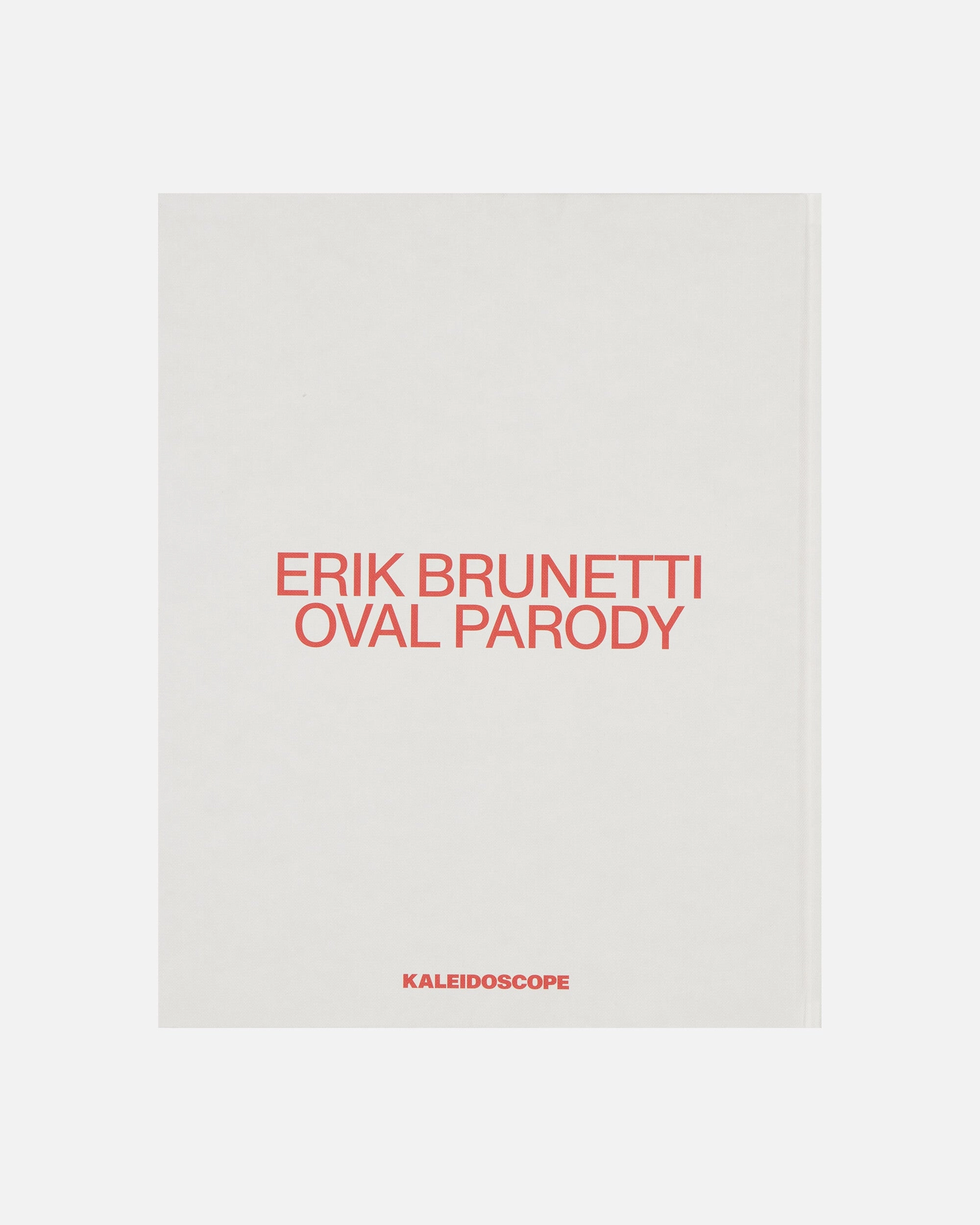 Erik Brunetti: Oval Parody Book