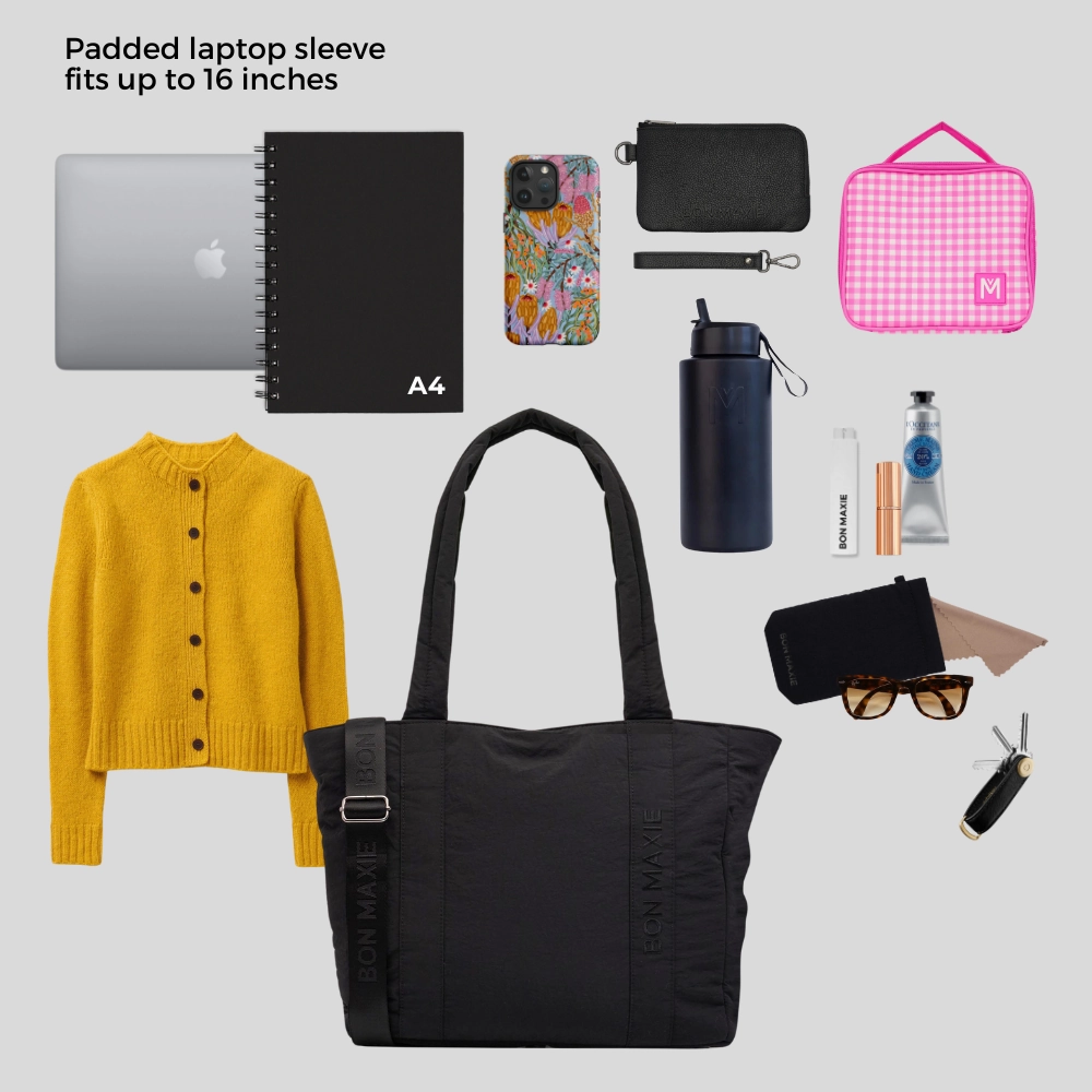 Everyday Tote Bag -- Pink/Mustard