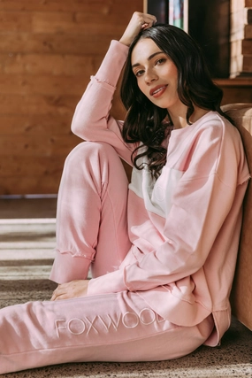 Foxwood Simplified Tonal Crew Blossom