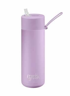 Frank Green 20oz/595ml Reusable Bottle Straw Lilac Haze