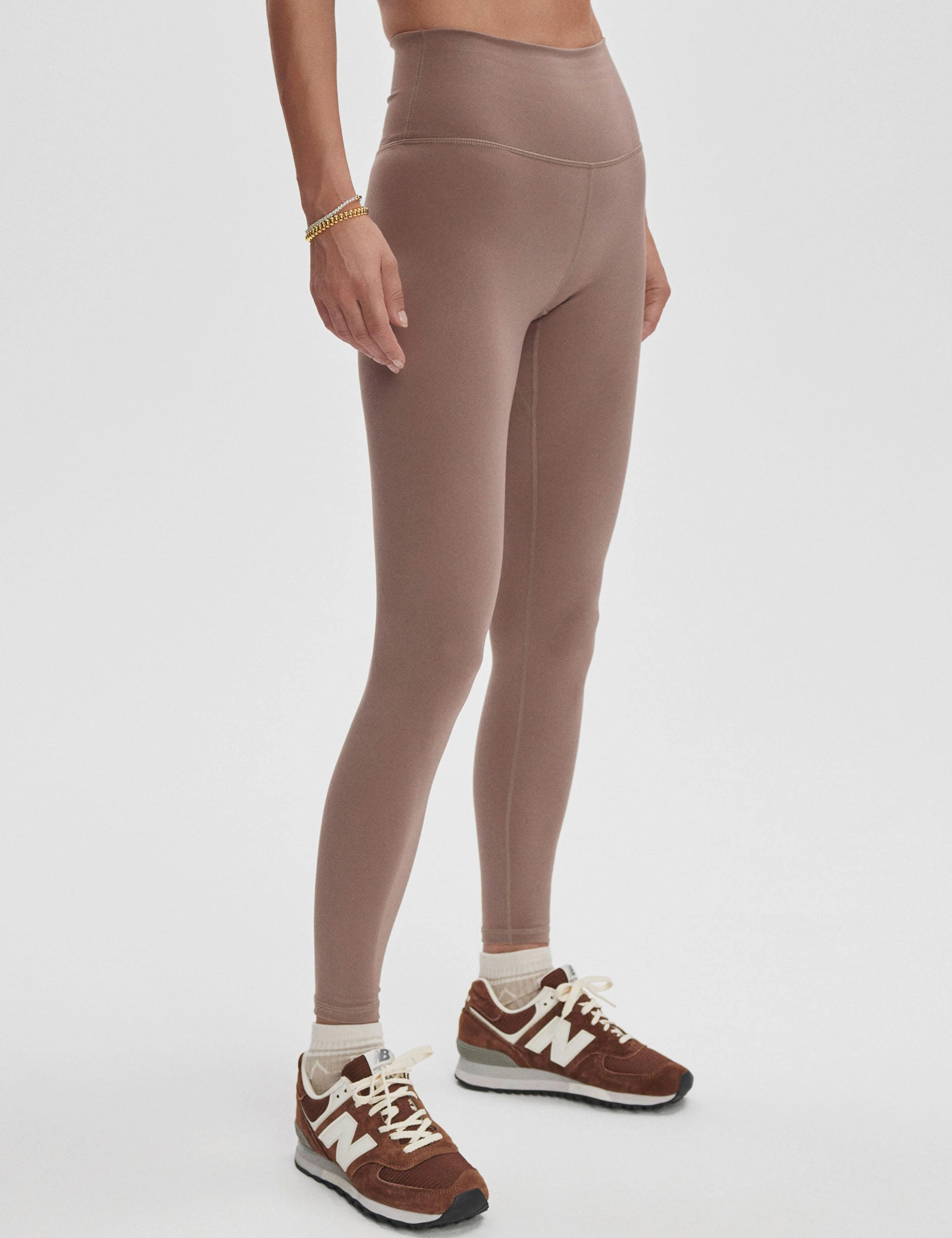 FreeSoft High Waisted Legging 27 - Deep Taupe