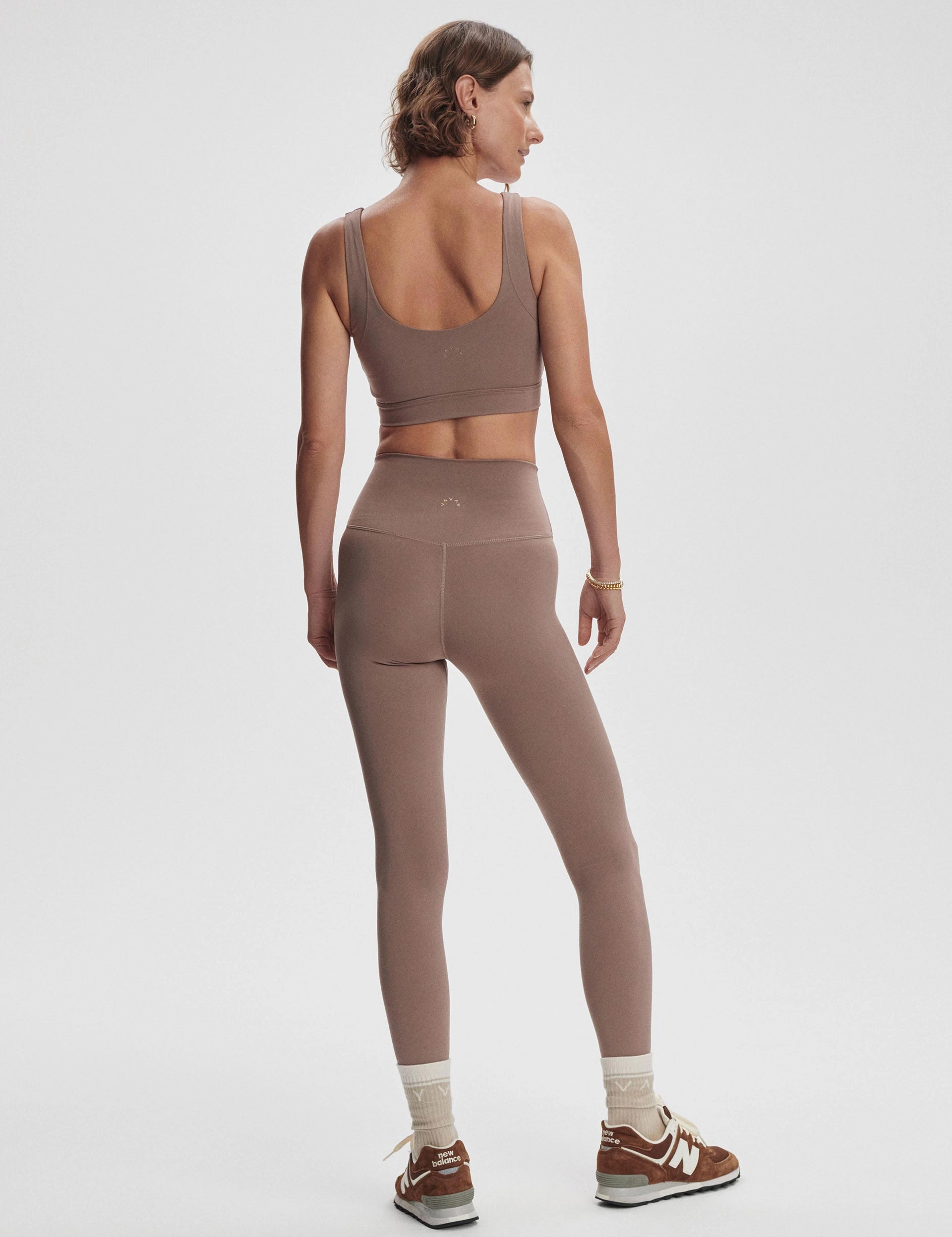 FreeSoft High Waisted Legging 27 - Deep Taupe