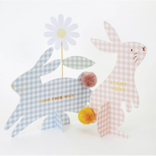 Gingham Bunnies Egg Hunt Kit