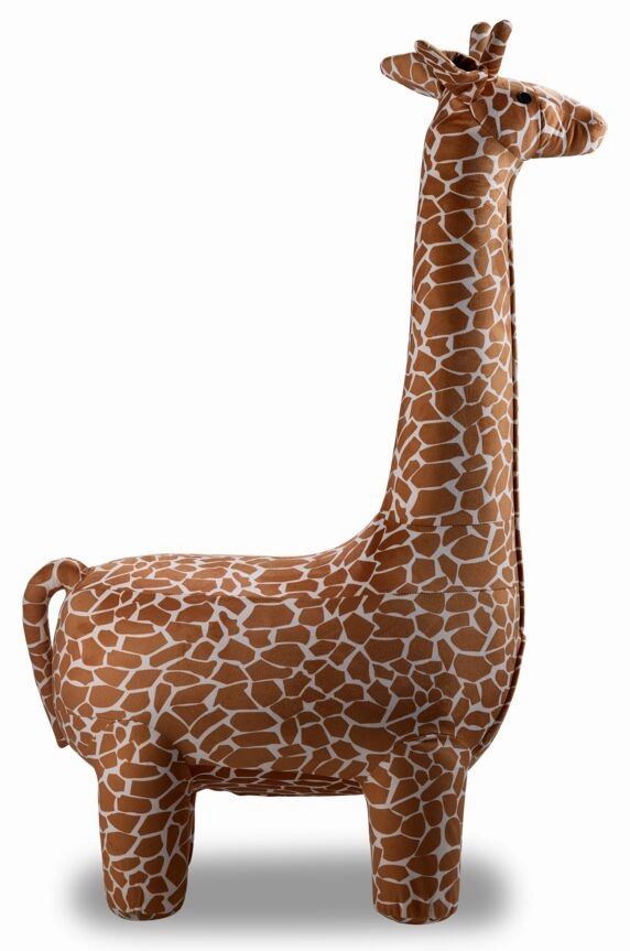 Giraffe Ottoman - Brown