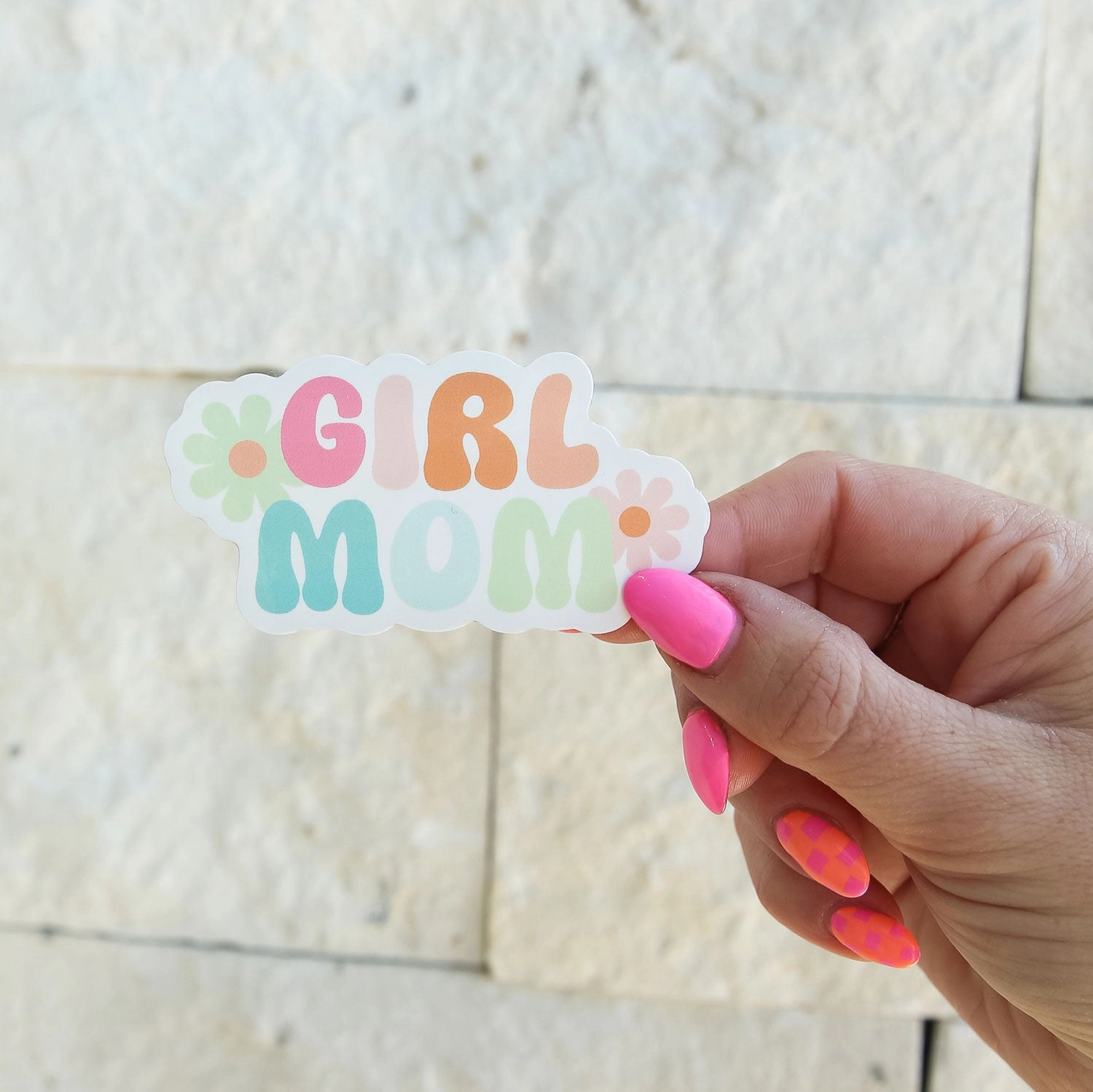 Girl Mom Sticker