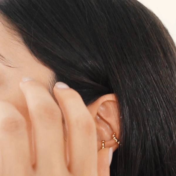 Gold Galaxia Ear Cuff Set
