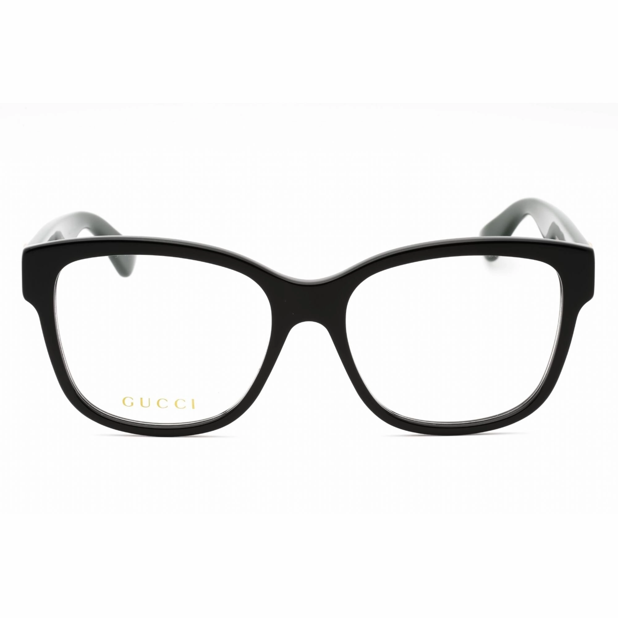 Gucci Women's Eyeglasses - Black Acetate Full Rim Cat Eye Shape Frame | GG0038ON 011