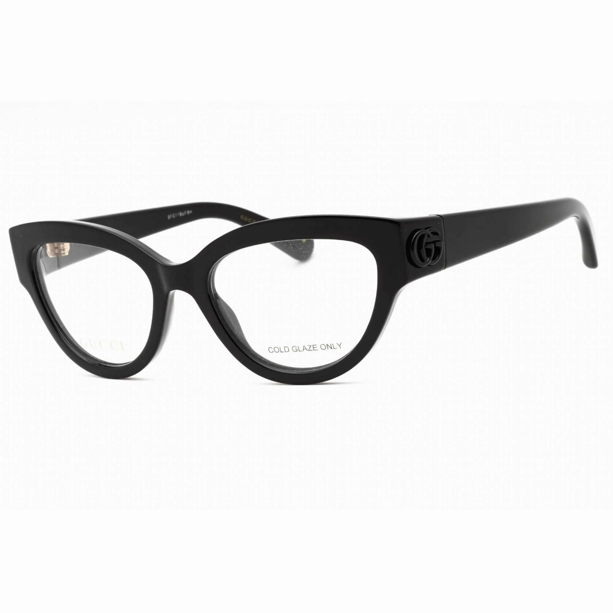 Gucci Women's Eyeglasses - Black Injected Propionate Full Rim Cat Eye | GG1598O 001