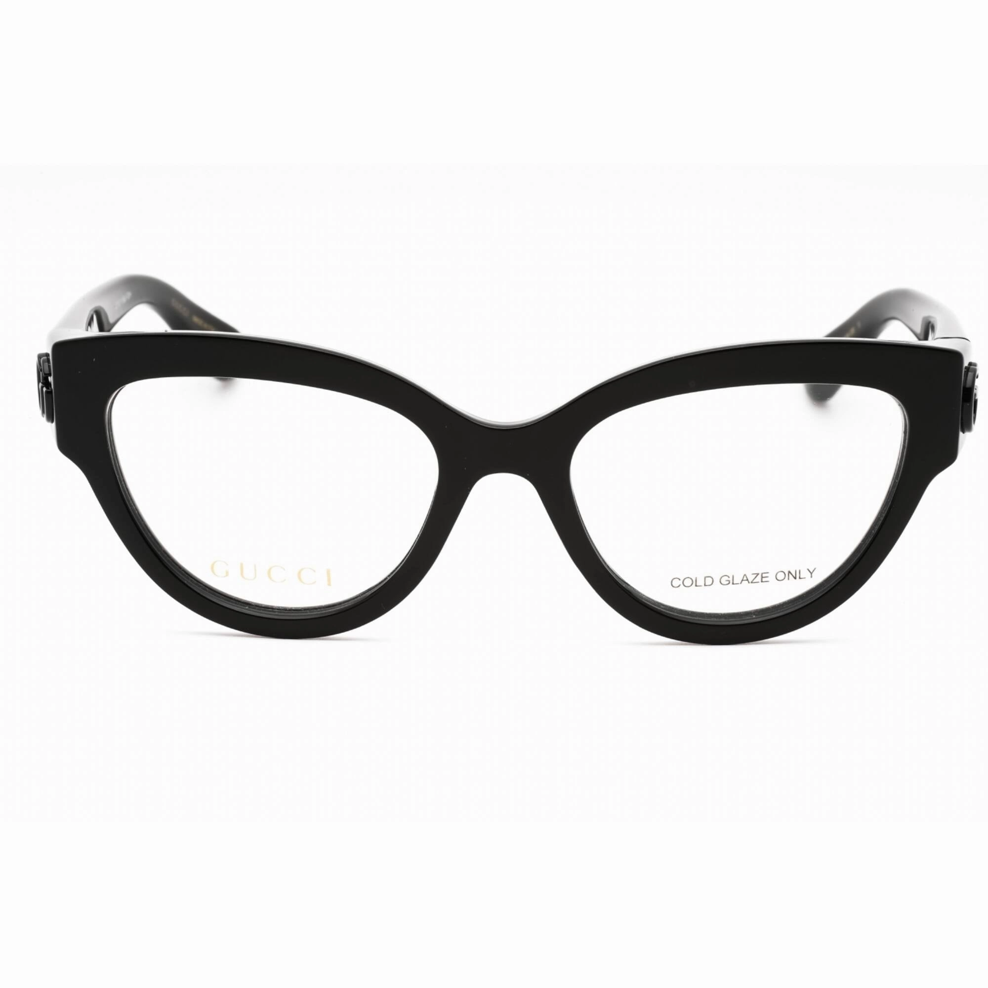 Gucci Women's Eyeglasses - Black Injected Propionate Full Rim Cat Eye | GG1598O 001