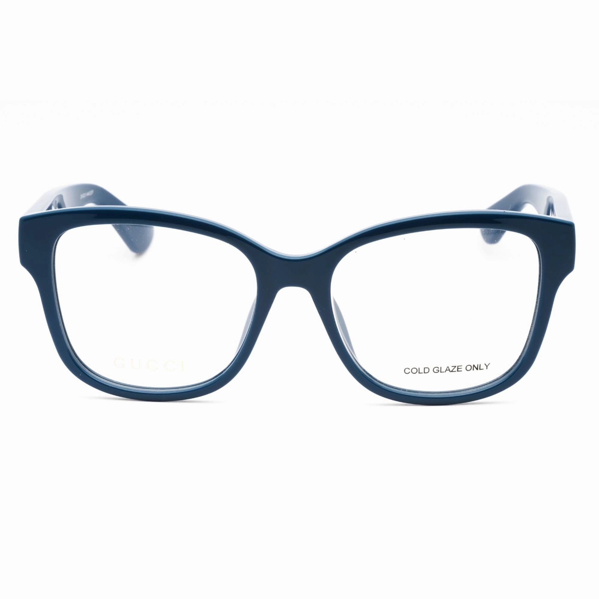 Gucci Women's Eyeglasses - Blue Injected Propionate Full Rim Cat Eye | GG1340O 006