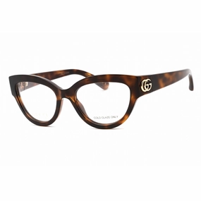 Gucci Women's Eyeglasses - Havana Injected Propionate Full Rim Frame | GG1598O 002