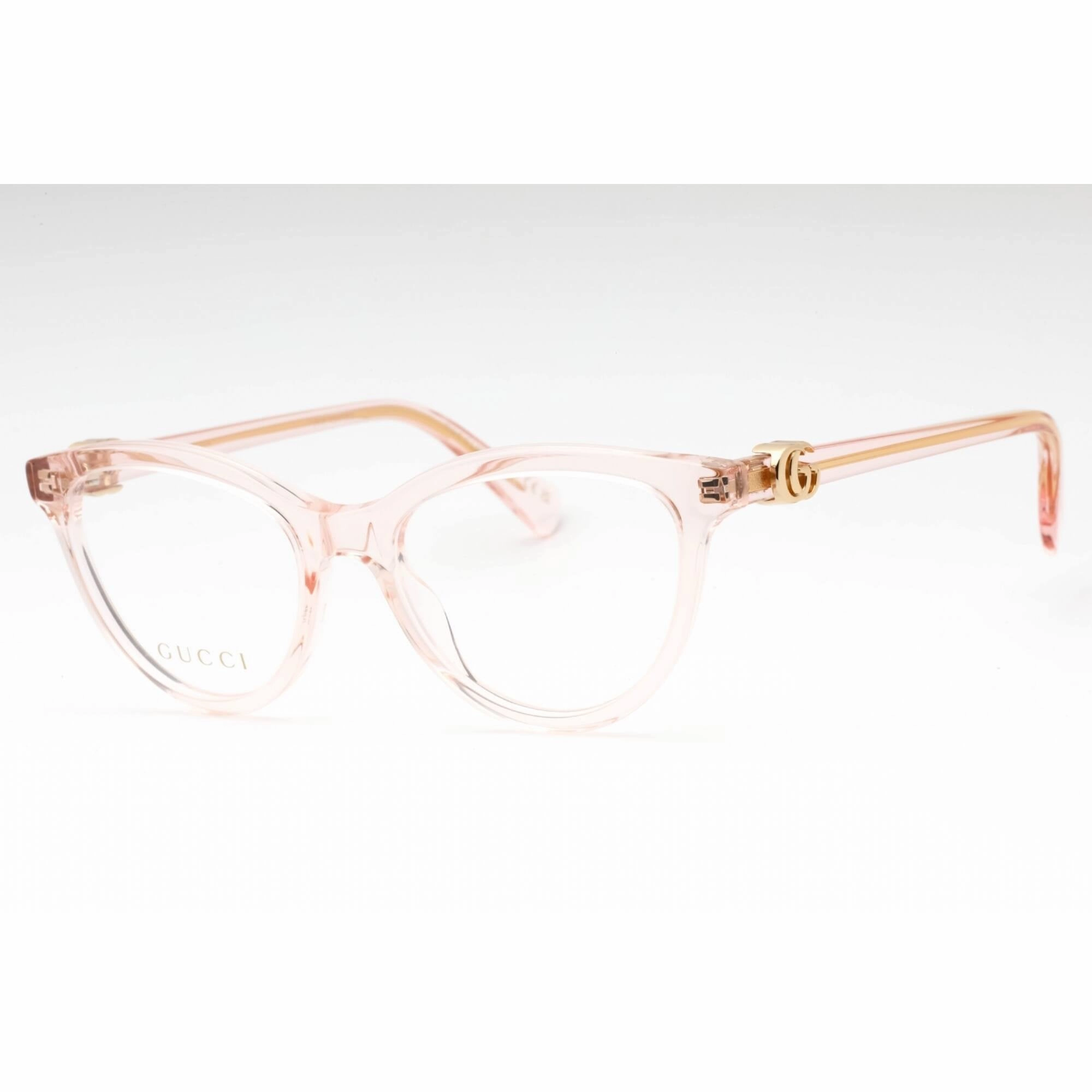 Gucci Women's Eyeglasses - Pink Acetate Full Rim Cat Eye Shape Frame | GG1179O 003