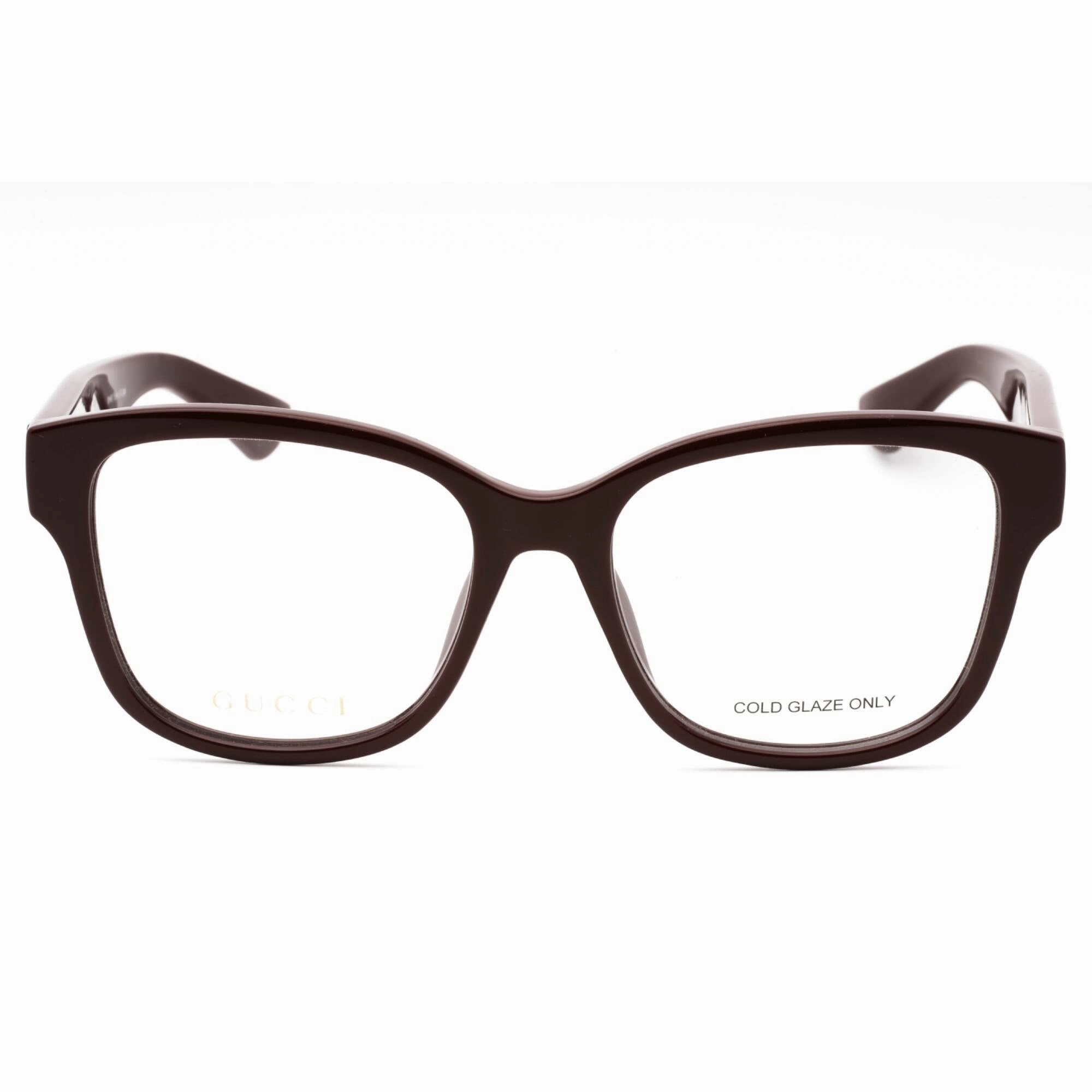Gucci Women's Eyeglasses - Red Injected Propionate Full Rim Cat Eye | GG1340O 005