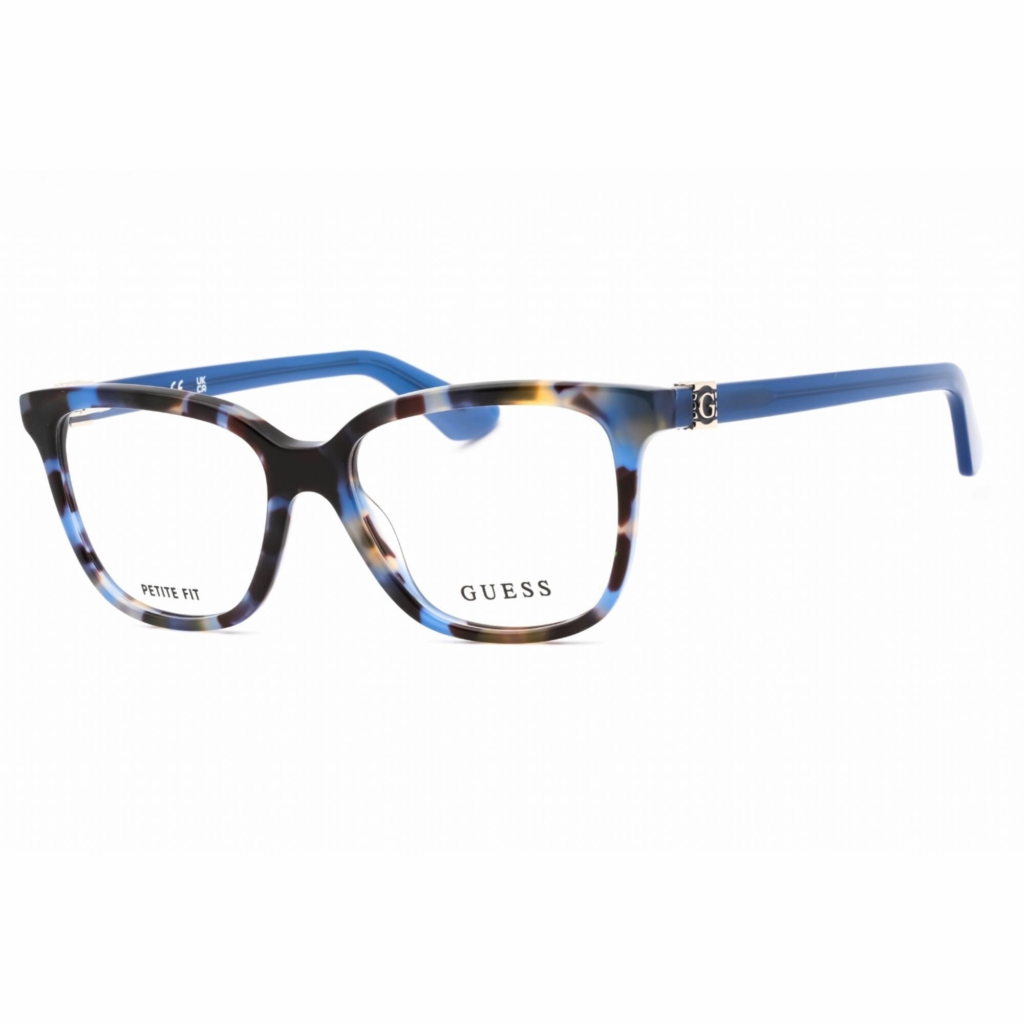 Guess Women's Eyeglasses - Blue/Other Plastic Full Rim Cat Eye Frame | GU2937-N 092